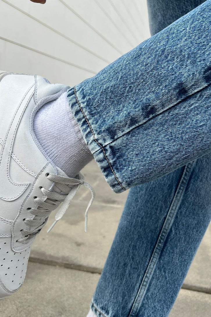 Ripped Detail Mavi Mom Jean