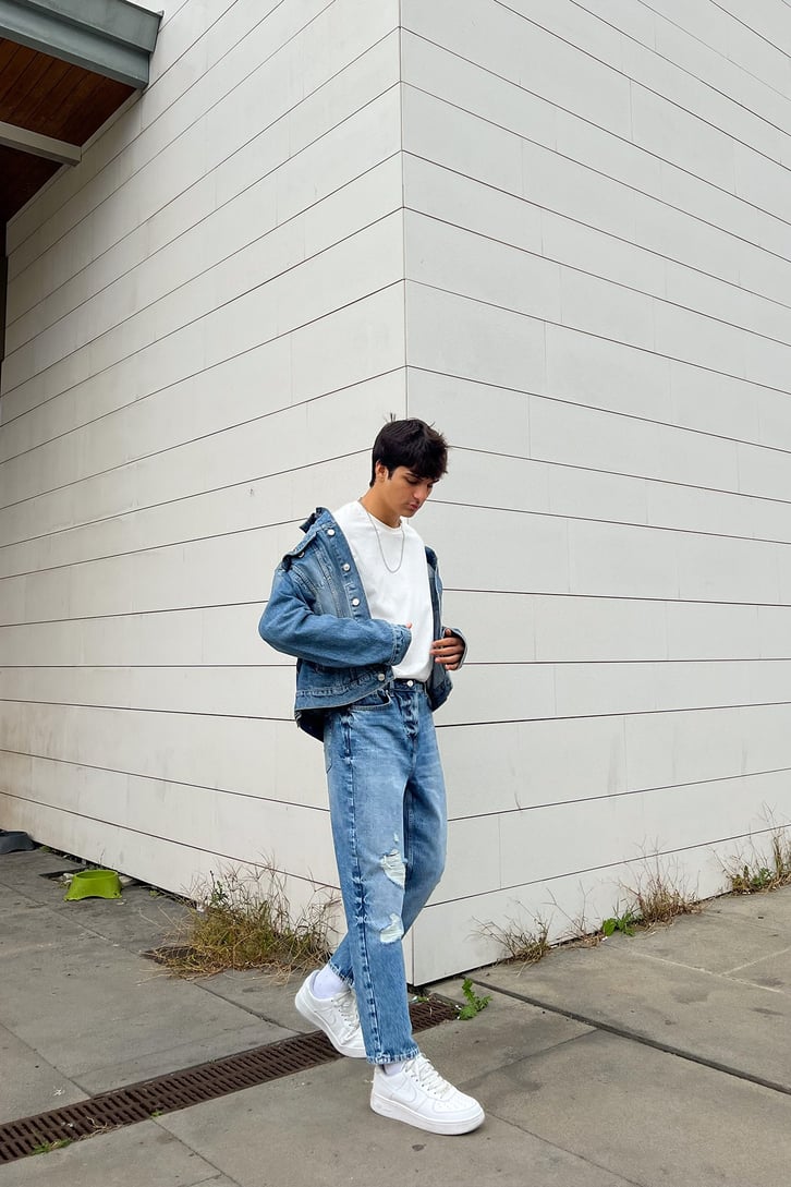 Ripped Detail Mavi Mom Jean