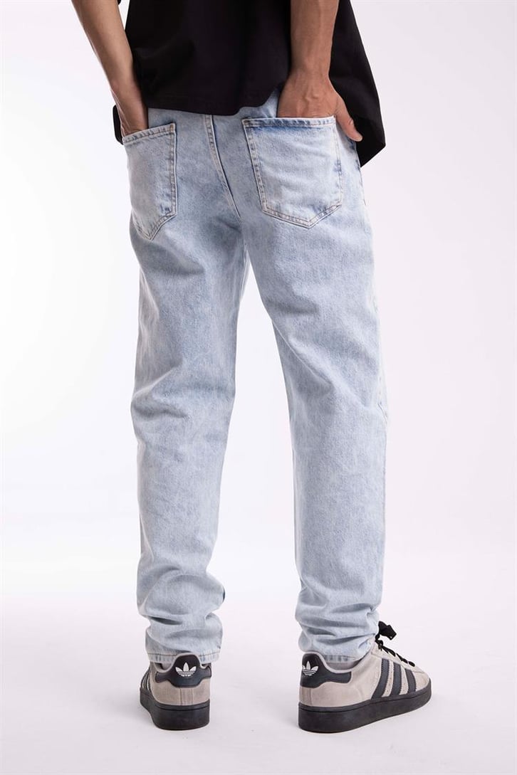 Ripped Details Buz Mavi Jean