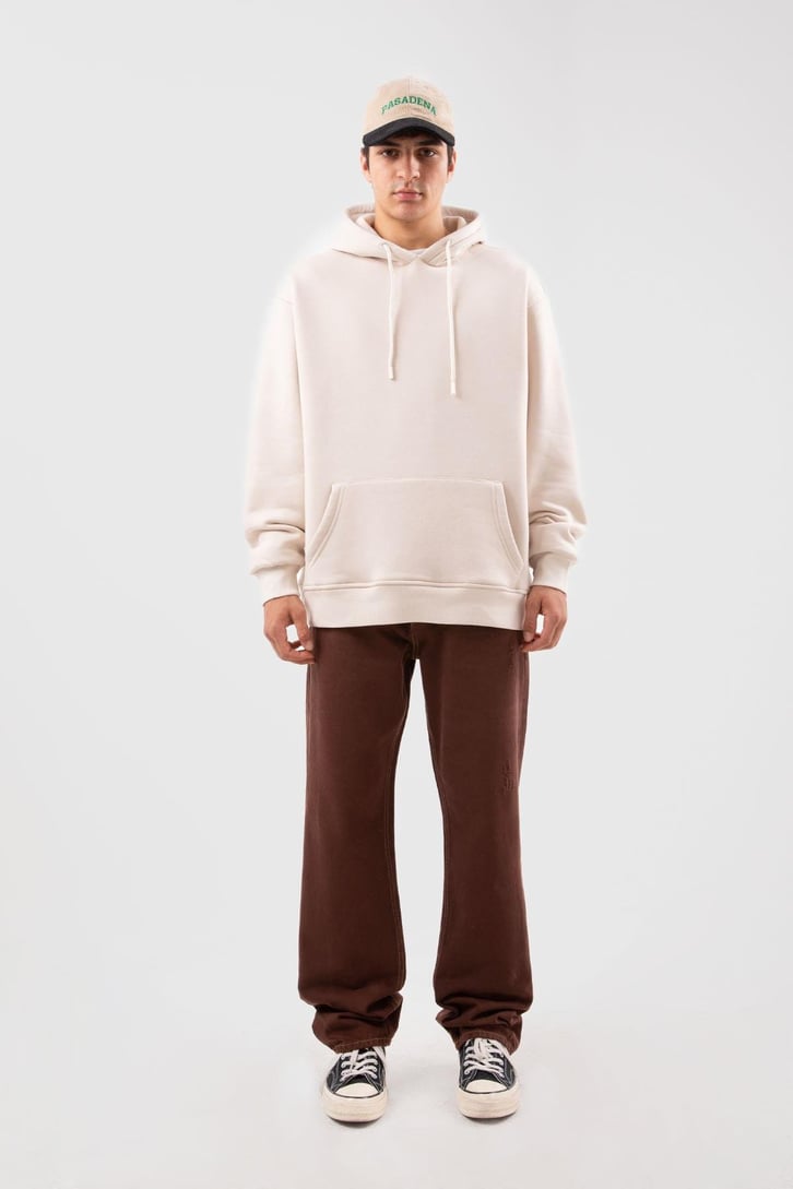 Ripped Kahverengi Baggy Pantolon