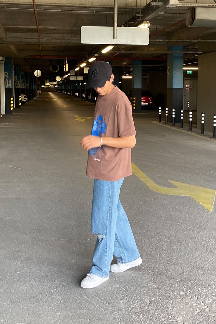 RIPPED LOSSE FIT BAGGY JEAN