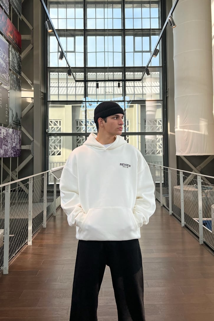 Rv 1992 Baskılı Oversize Hoodie
