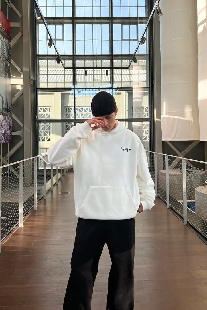 Rv 1992 Baskılı Oversize Hoodie