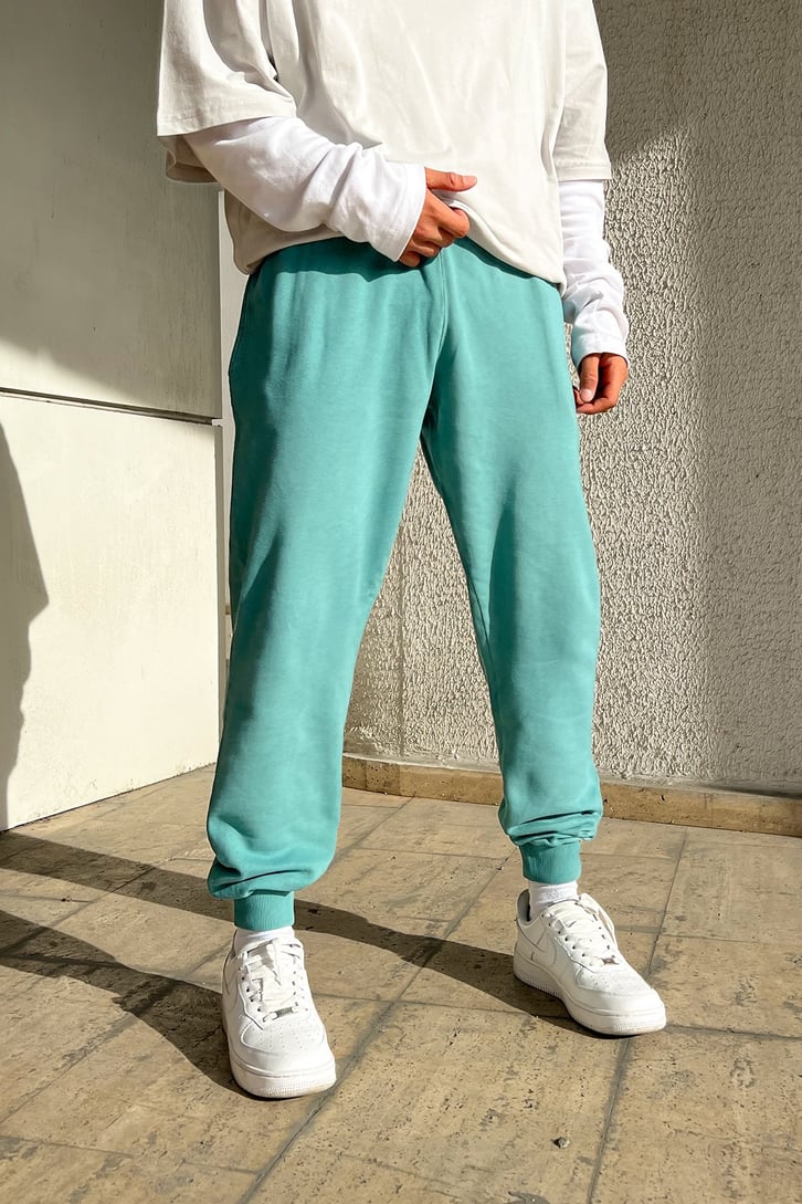 Rv Basic Yeşil Jogger Eşofman Altı