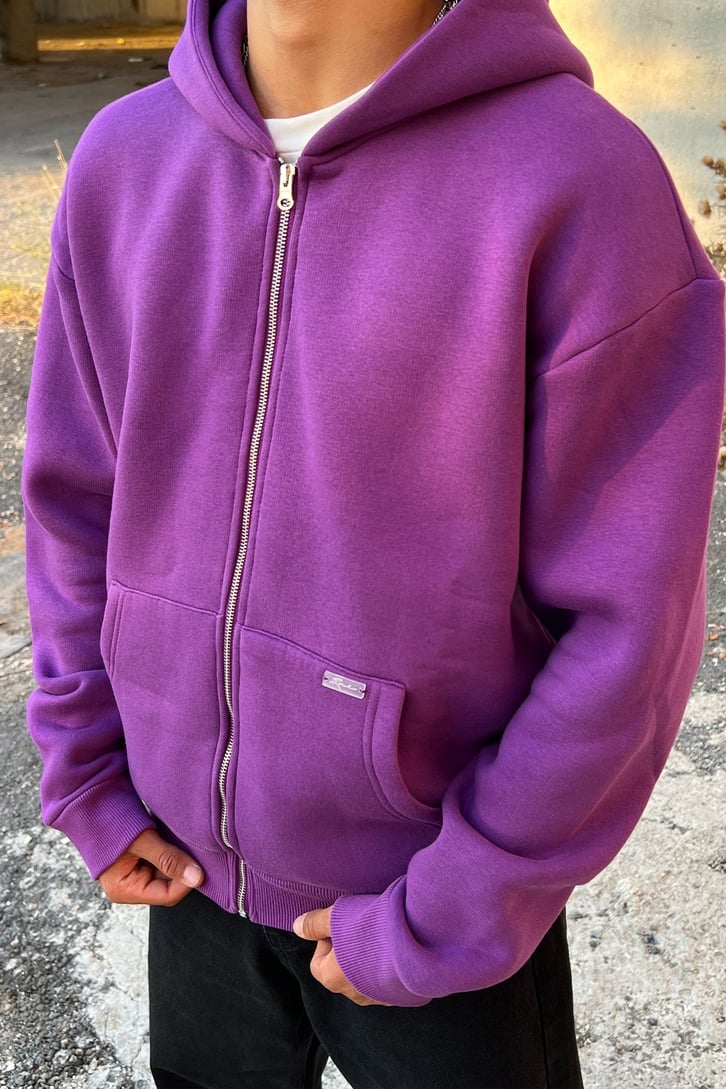 Rv Basic Zip Mor Oversize Sweatshirt