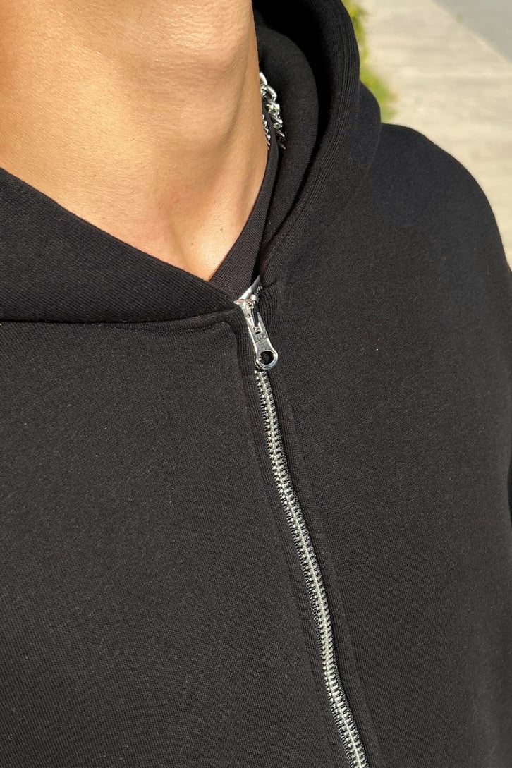 Rv Basic Zip Oversize Sweatshirt