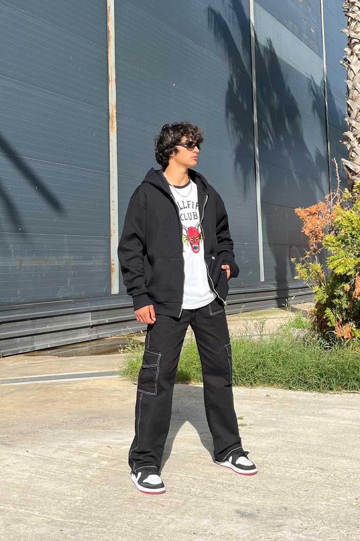 Rv Basic Zip Oversize Sweatshirt
