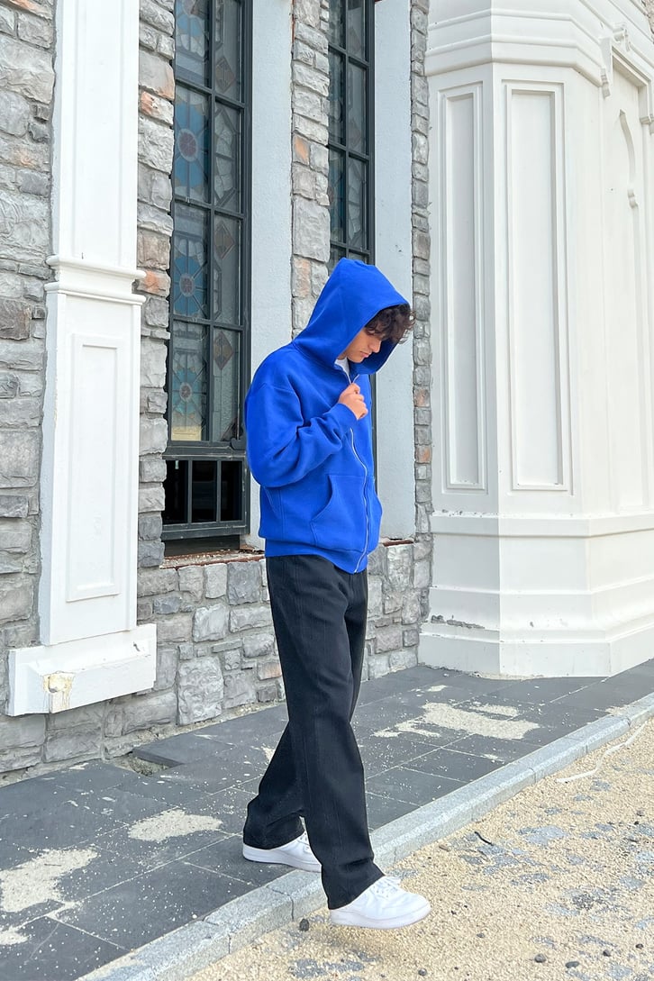 Rv Basic Zip Oversize Sweatshirt