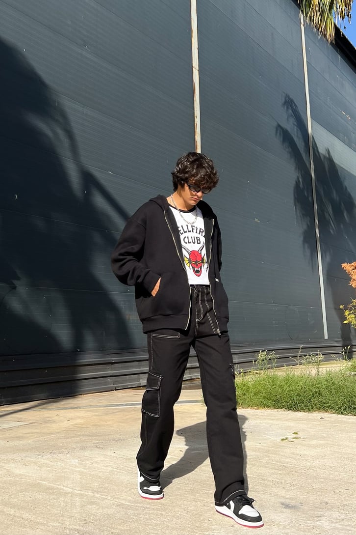 Rv Basic Zip Oversize Sweatshirt