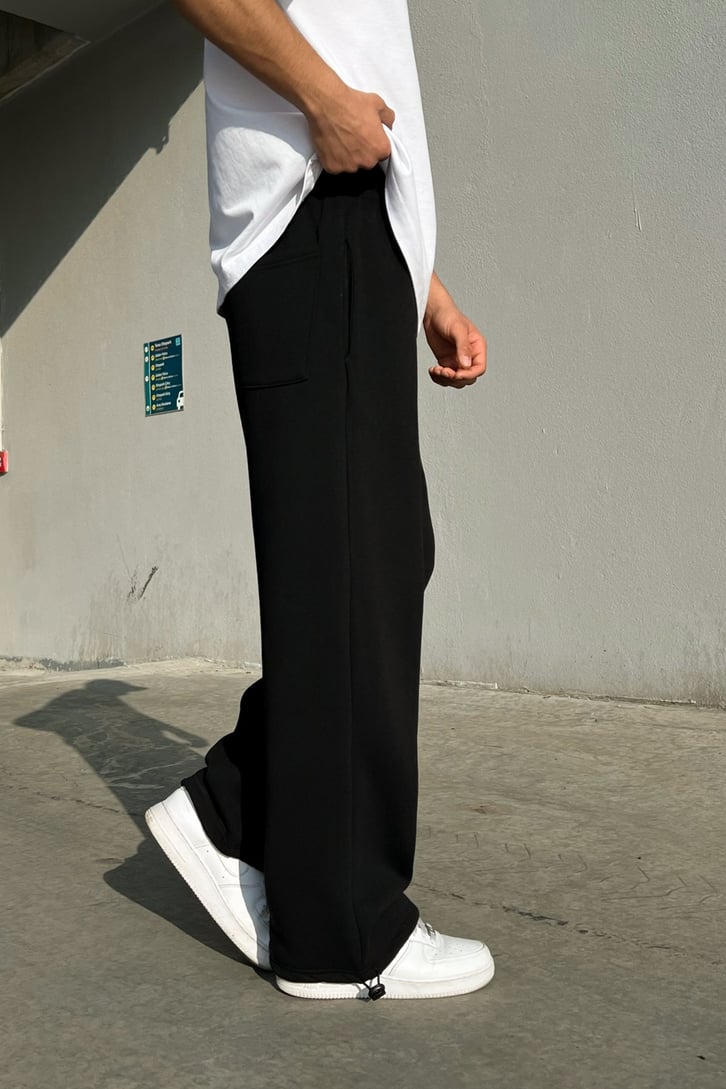 RV Logo Baskılı Oversize Jogger Eşofman