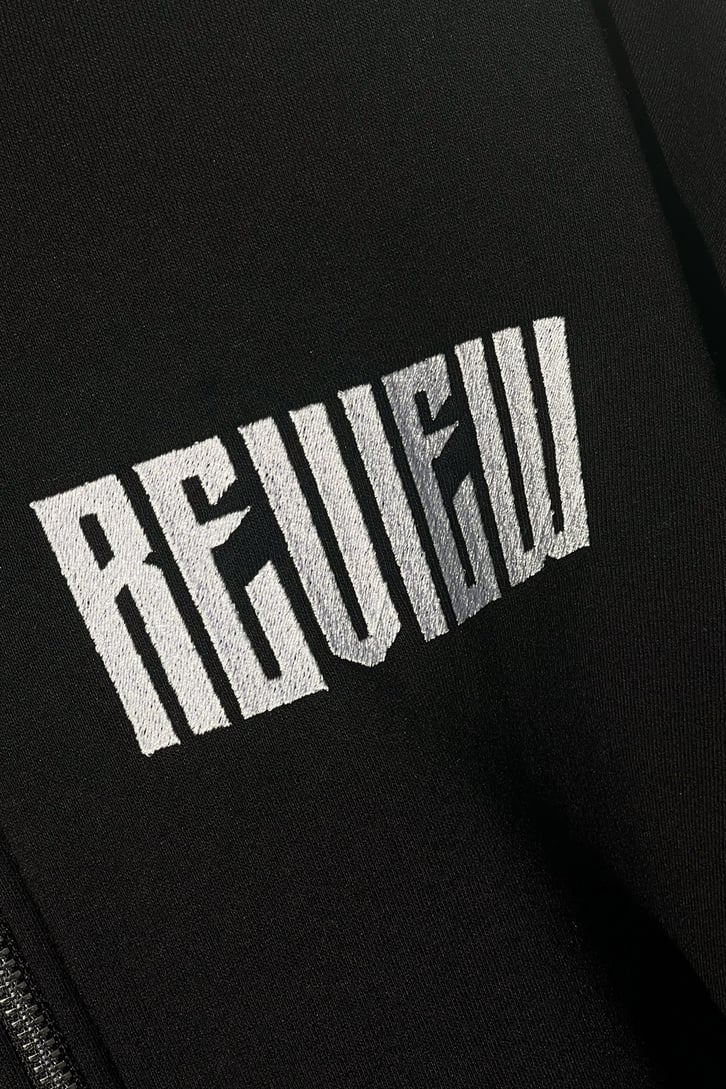 Rv Nakışlı  Zipper Sweatshirt