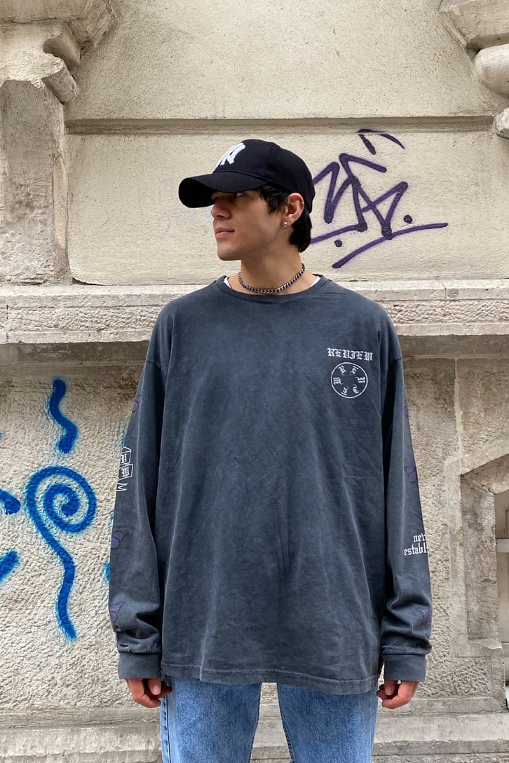 RV Never Established Oversize Washed Sweatshirt