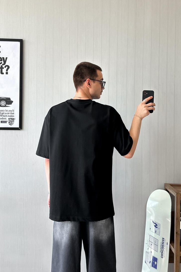 RW in the Loop Baskılı Oversize Tişört