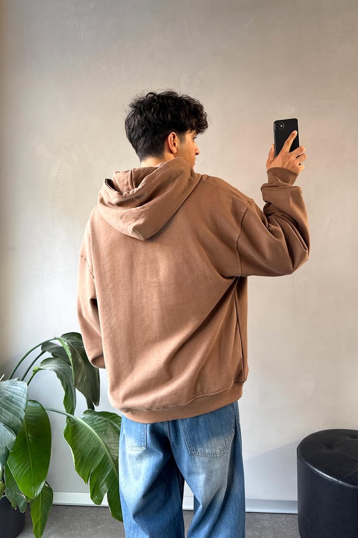 Rw Nakışlı Oversize Hoodie