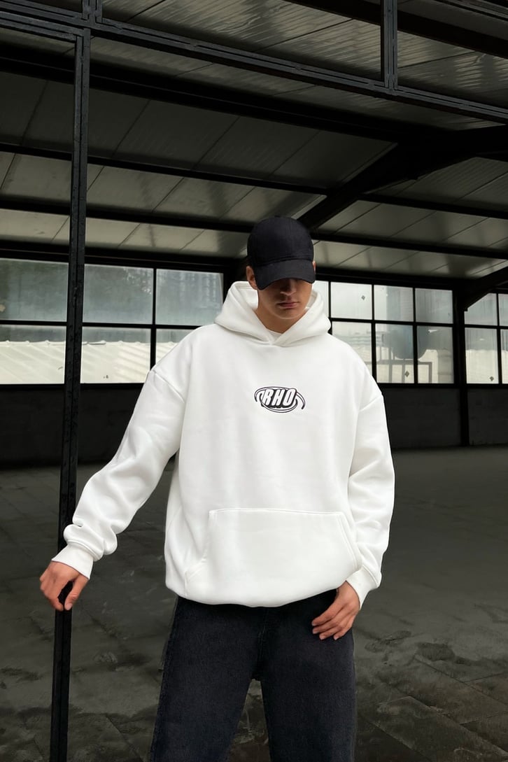 Sacred Sırt Baskılı Overesize Hoodie