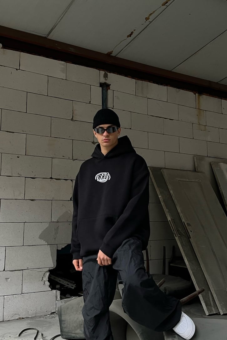 Sacred Sırt Baskılı Overesize Hoodie