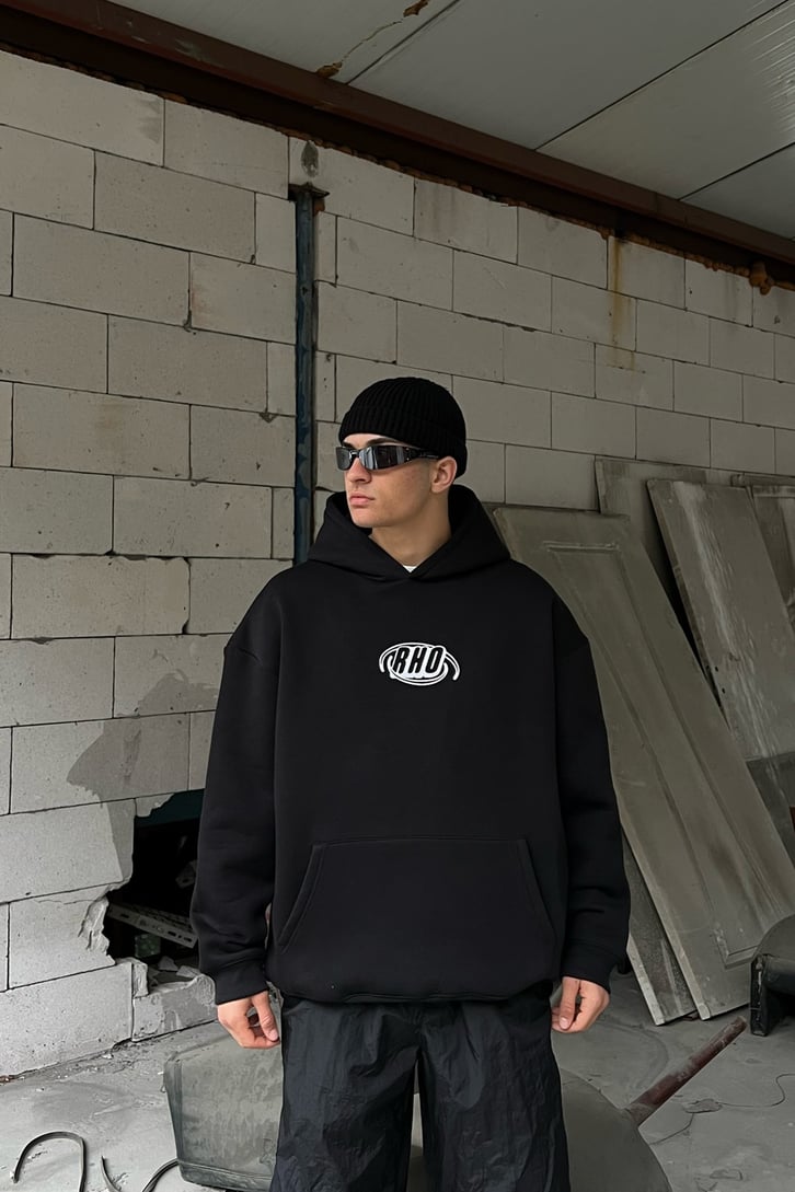 Sacred Sırt Baskılı Overesize Hoodie
