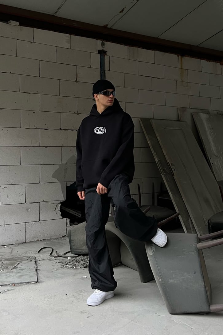 Sacred Sırt Baskılı Overesize Hoodie