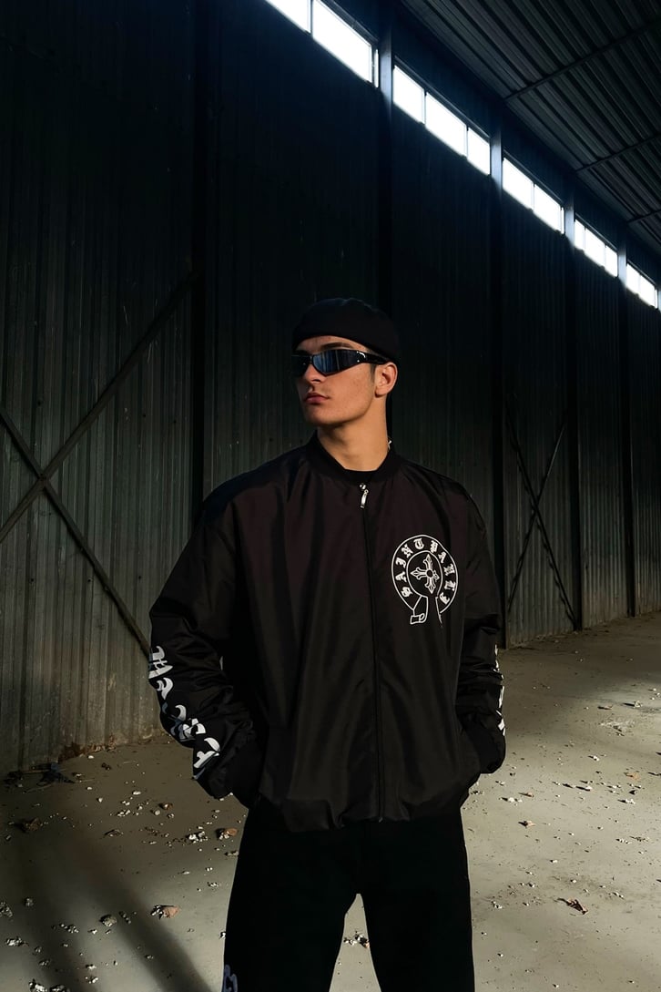 Saint Pauli Siyah Bomber Ceket