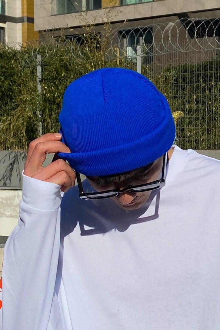 Saks Blue Premium Kısa Bere