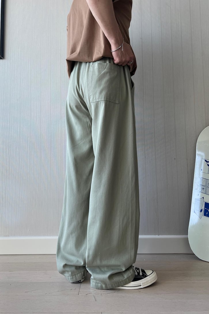 Seam Line Gabardin Pantolon