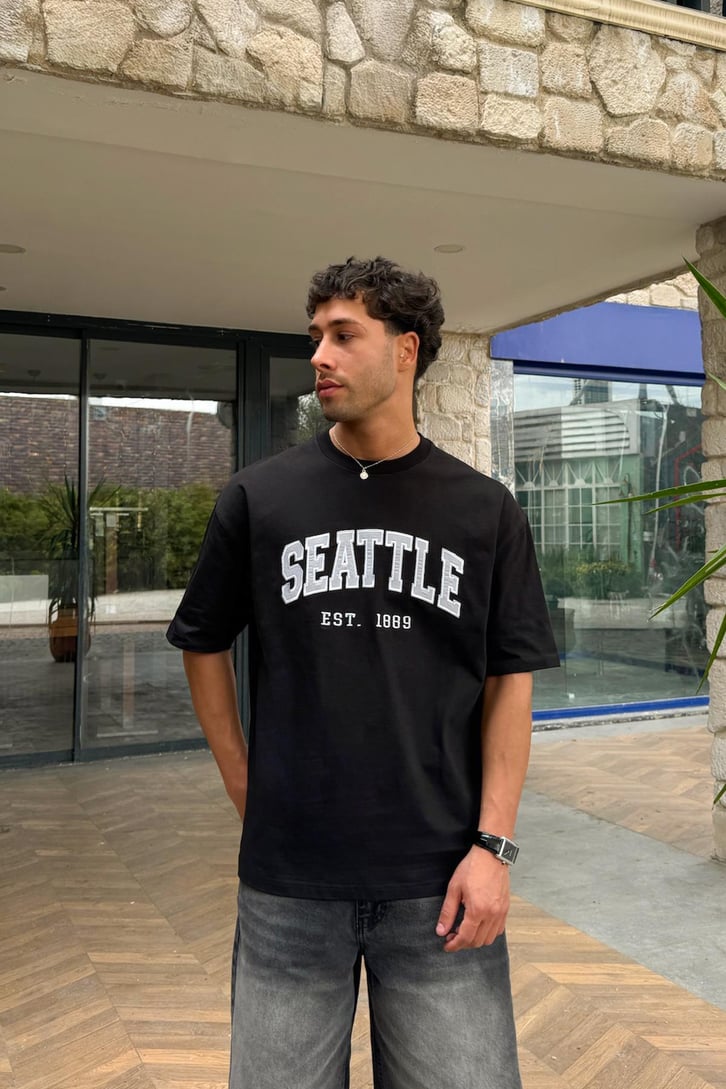 Seattle Nakışlı Tişört