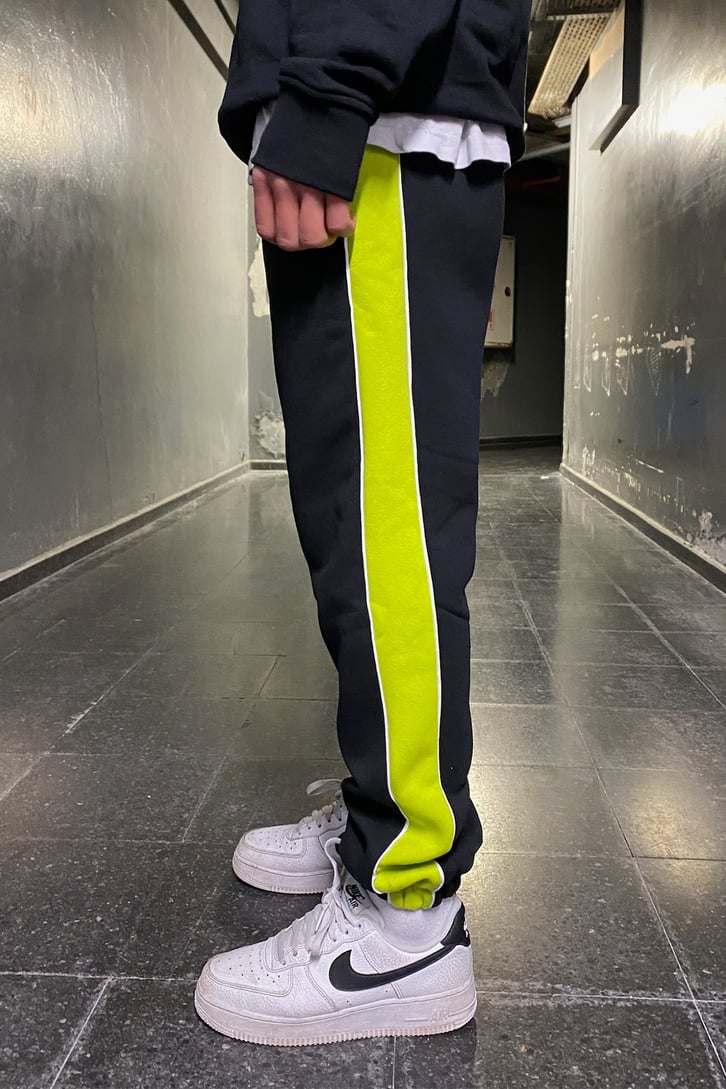 Şerit Detay Oversize Sweatpant