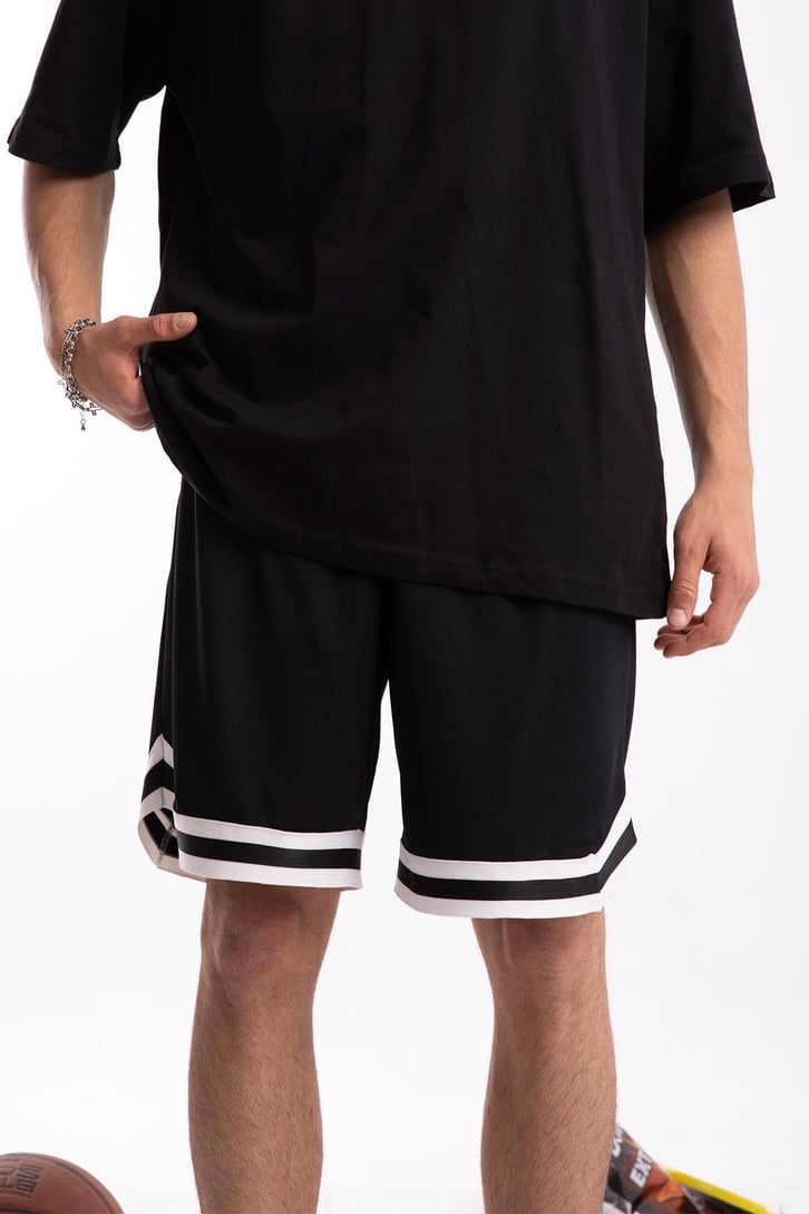 Şerit Detaylı Basketbol Şort