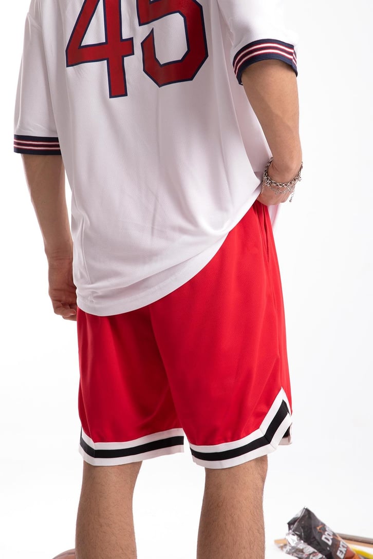 Şerit Detaylı Basketbol Şort