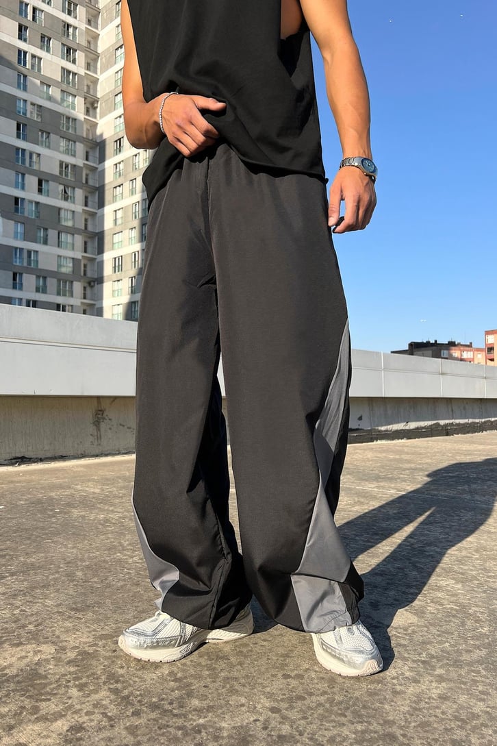 Şerit Geçiş Paraşüt Pantolon