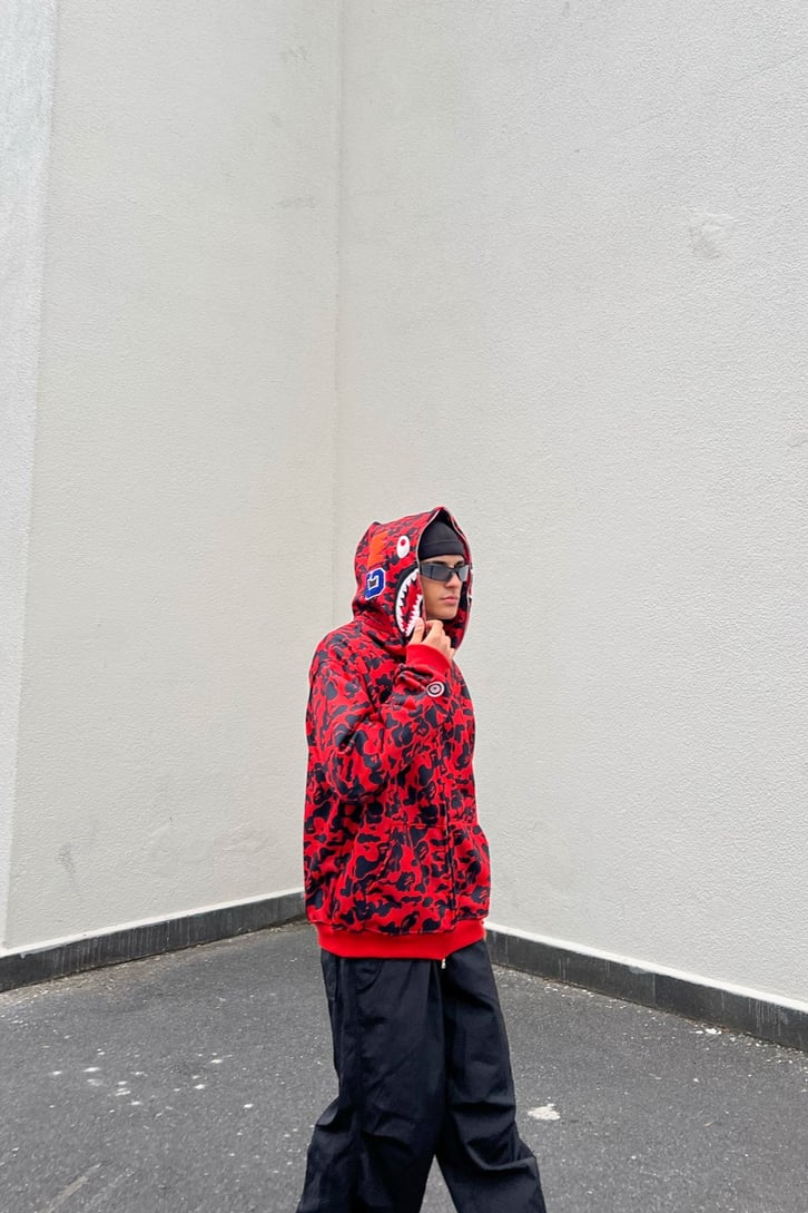 Shark Head Full Zip Hoodie
