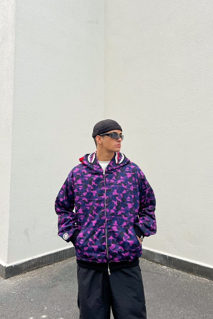Shark Head Full Zip Hoodie