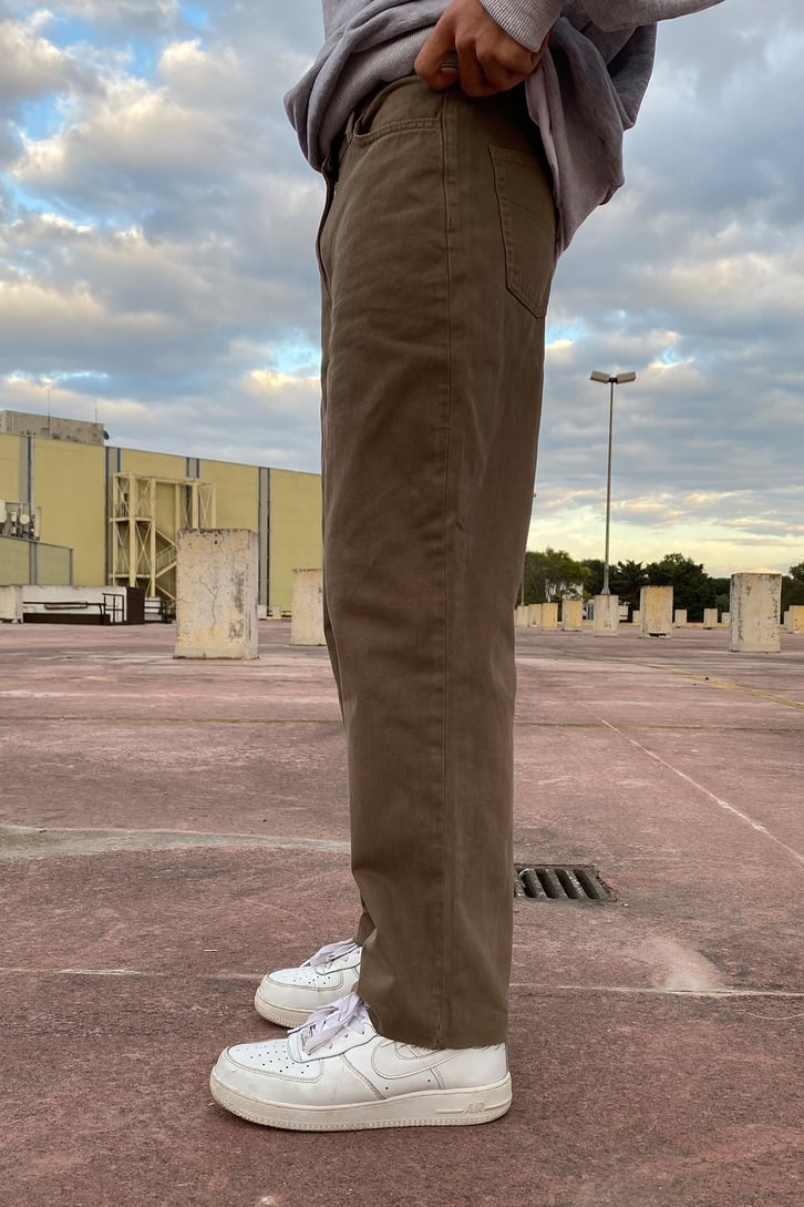 Sienna Color Loose Fıt Baggy Jean