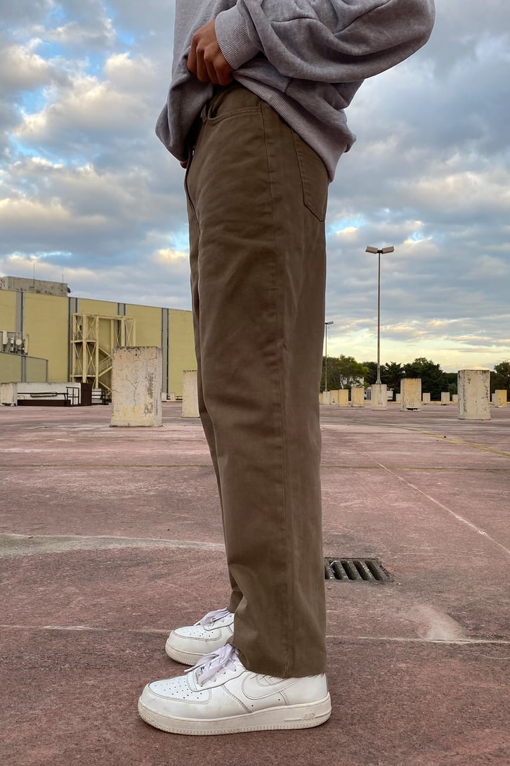 Sienna Color Loose Fıt Baggy Jean