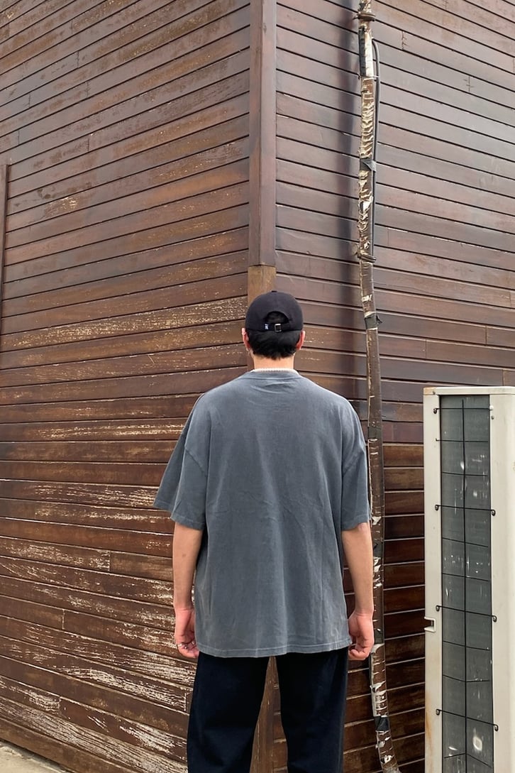 Since 92 Oversize Washed Gray Tshirt