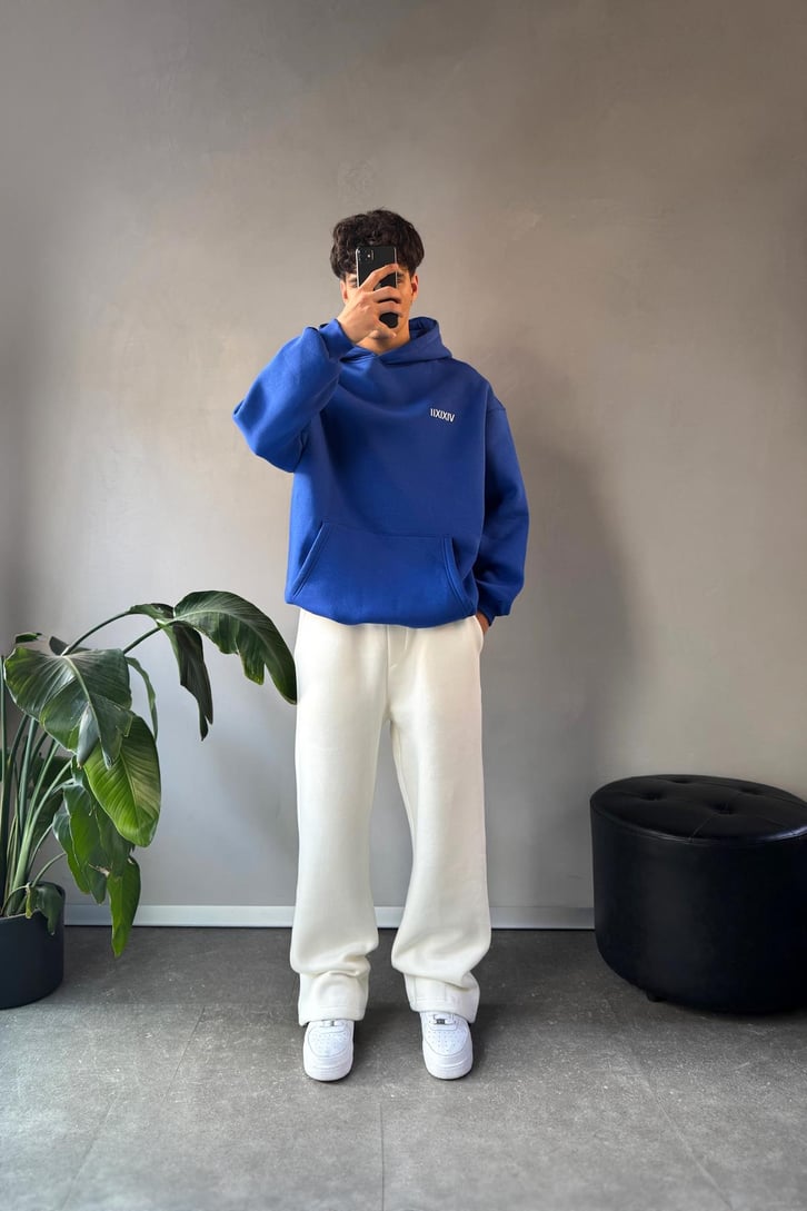 Sırt Baskılı Oversize Hoodie
