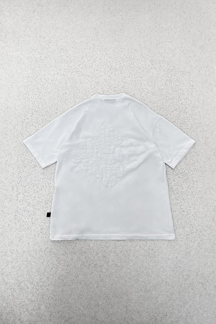 Sırt Nakışlı Oversize Tişört
