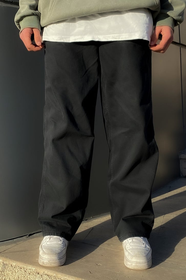 Siyah Basic Baggy Pant