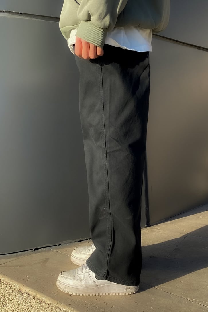 Siyah Basic Baggy Pant