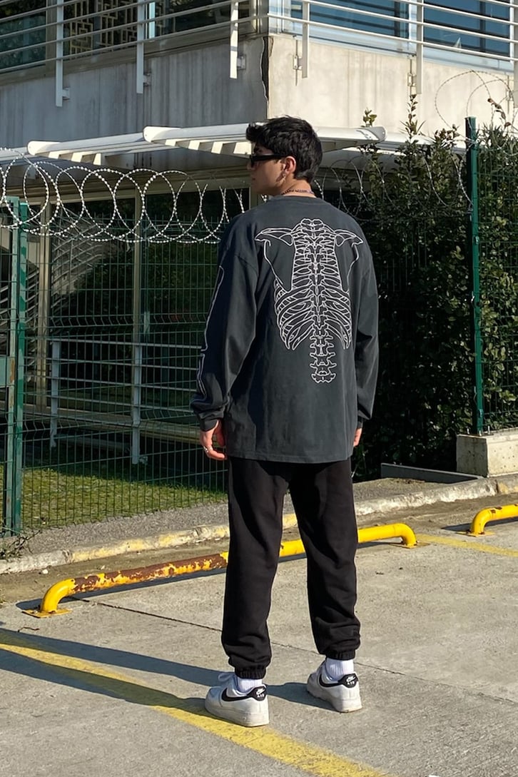 Siyah Basic Oversize Sweatpant