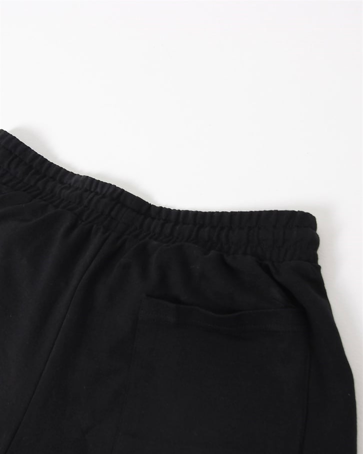 Siyah Basic Regular Fit Şort