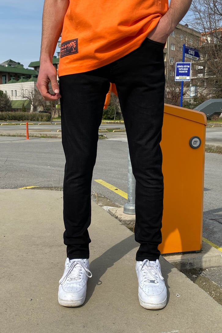 Siyah Basic Skinny Fit Pant