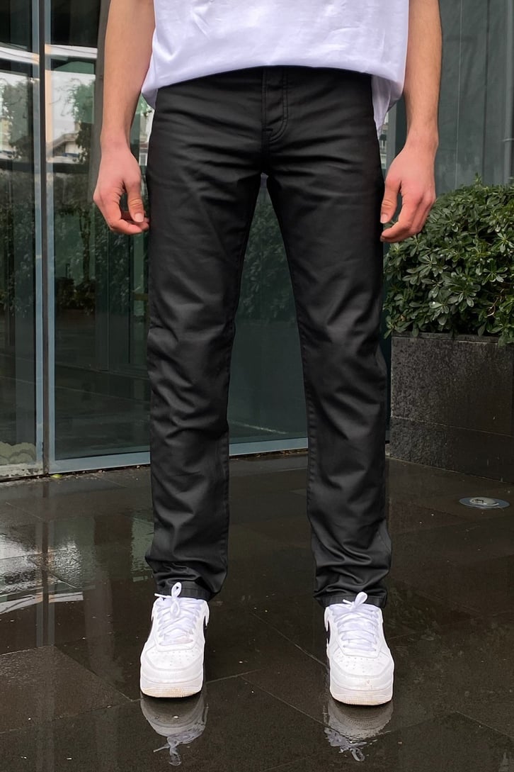 Siyah Mumlu Skinny Jean