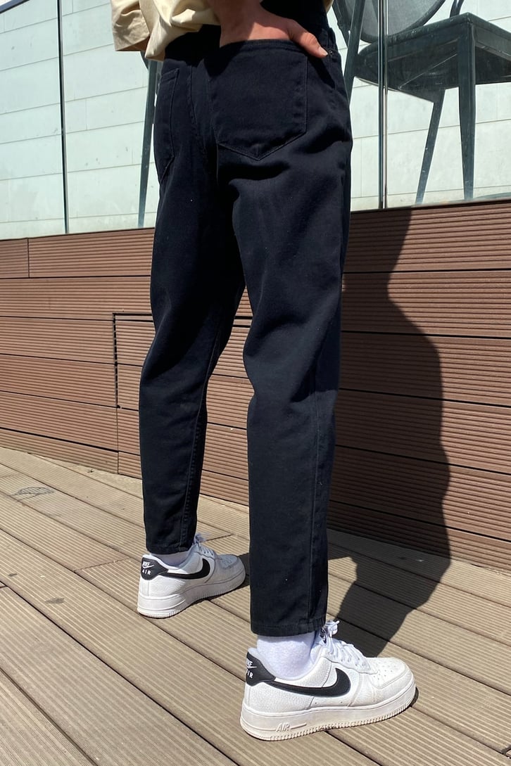 Siyah Premium Mom Jean