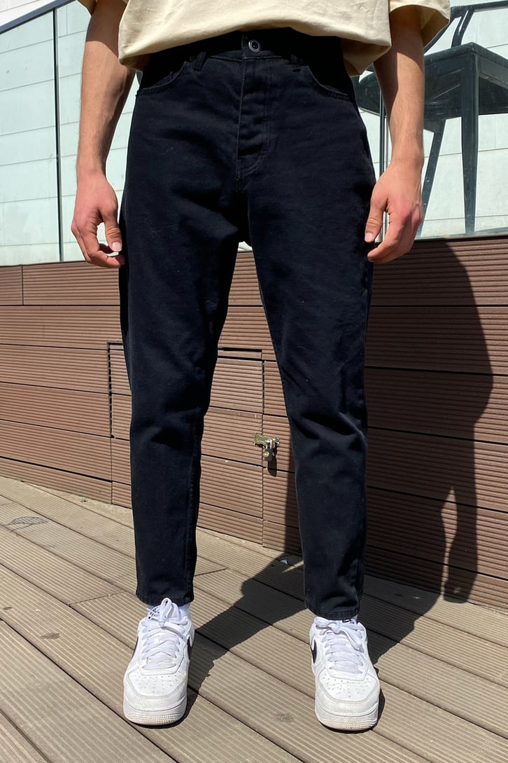 Siyah Premium Mom Jean