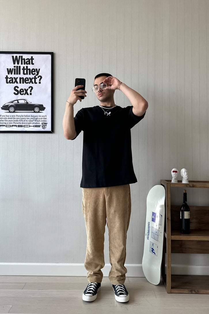 Skater Kadife Pantolon
