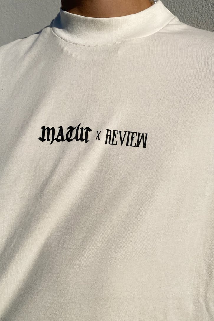 Skeleton Baskılı Bej Oversize Tshirt