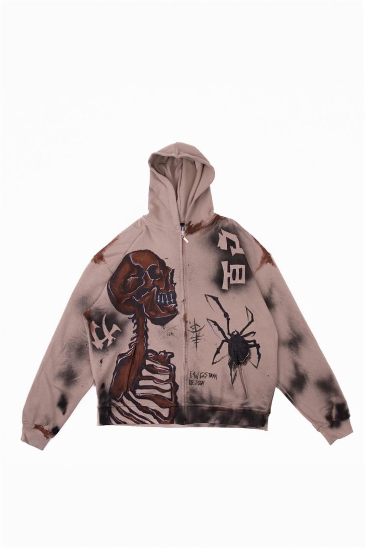 Skleton Tso Custom Zipper
