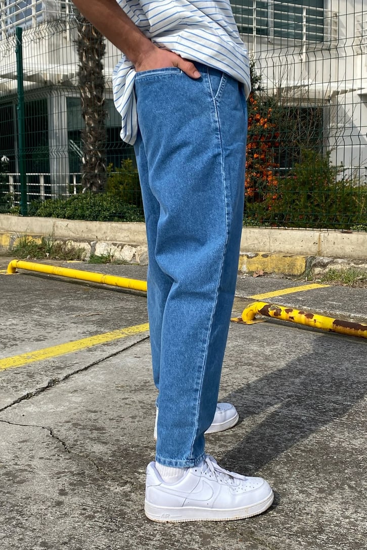 Sky Blue Baloon Fit Jean