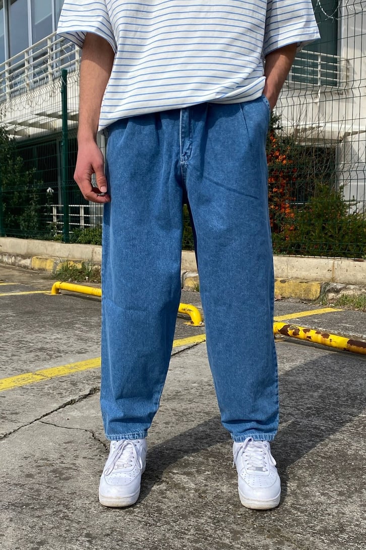 Sky Blue Baloon Fit Jean